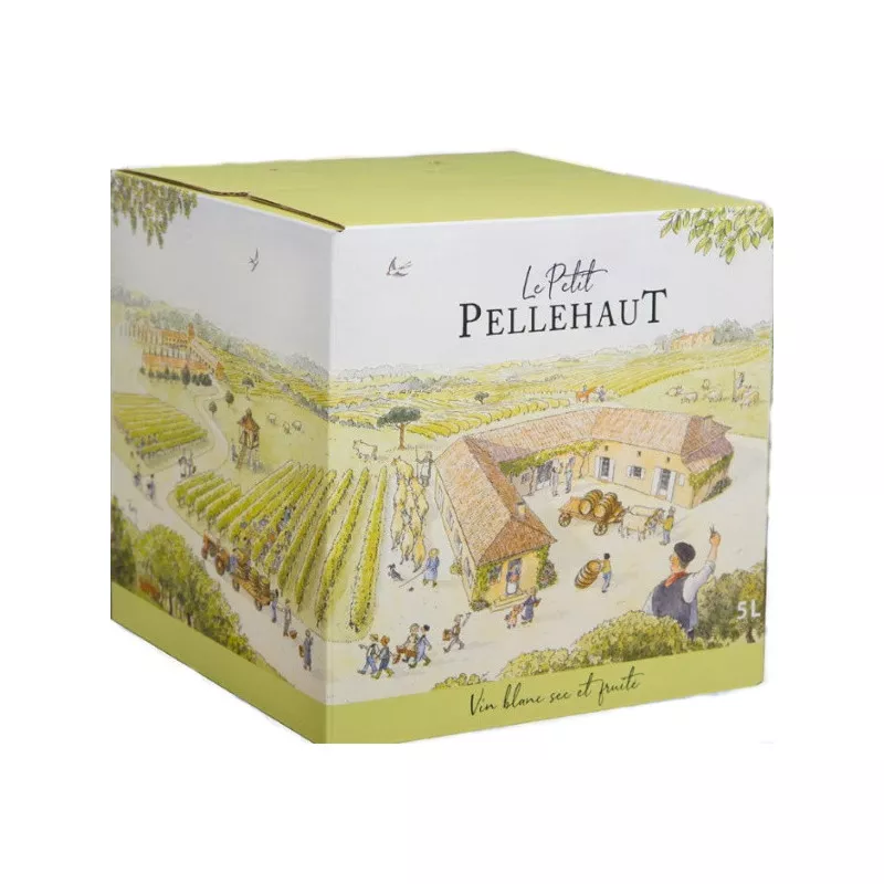 BIB Le Petit Pellehaut  Blanc sec - Château Pellehaut - 5 l BIB Le Petit Pellehaut  Blanc sec - Château Pellehaut - 5 l