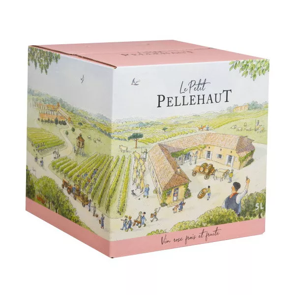 BIB Le Petit Pellehaut  Rosé - Château Pellehaut - 5 l