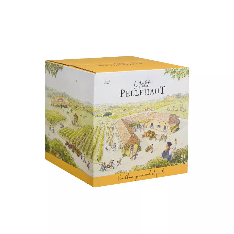 BIB Le Petit Pellehaut  Blanc Gourmand - Château Pellehaut - 5 l