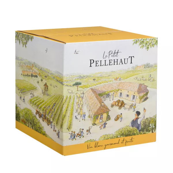 BIB Le Petit Pellehaut  Blanc Gourmand - Château Pellehaut - 5 l
