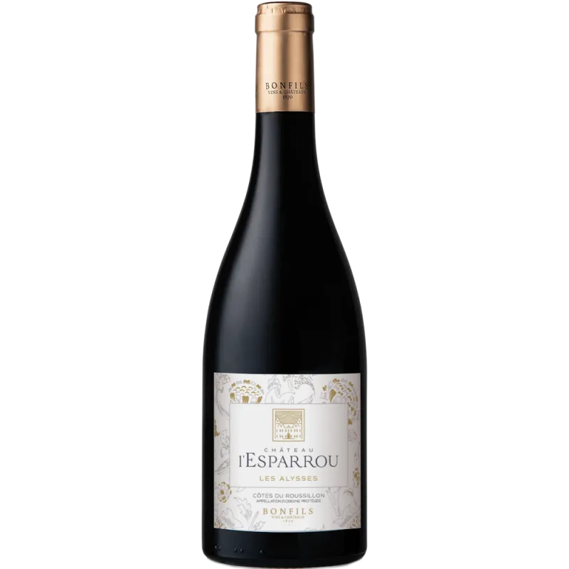 Bouteille Les Alysses rouge Château L'Esparrou - 75 cl
