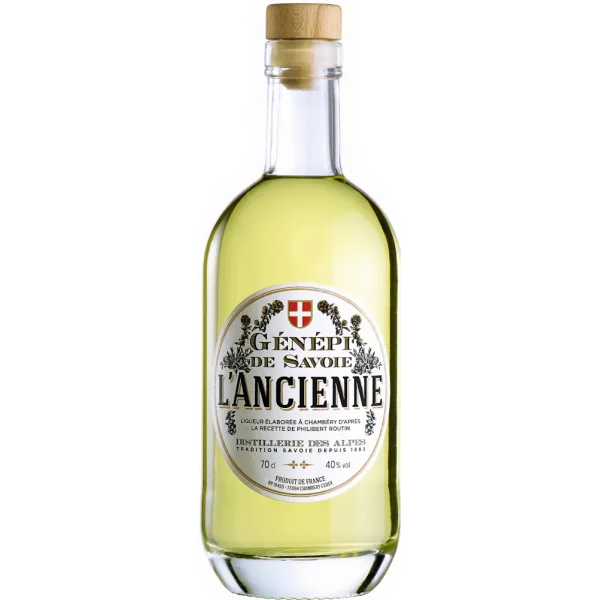 Bouteille Génépi de Savoie L'Ancienne - Distillerie des Alpes nue