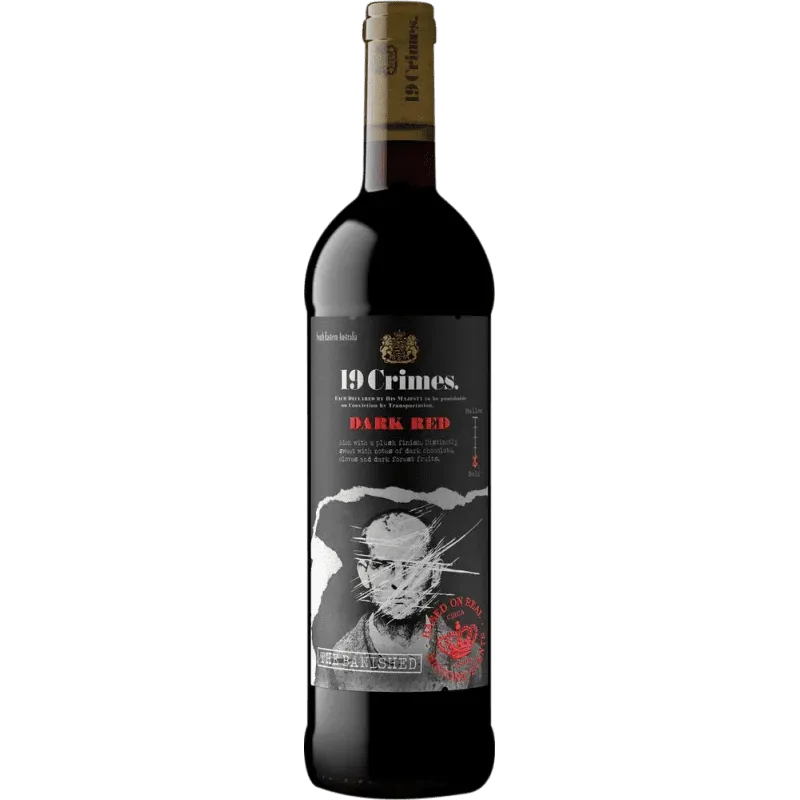 Bouteille The Banished rouge - 19 Crimes - 75 cl