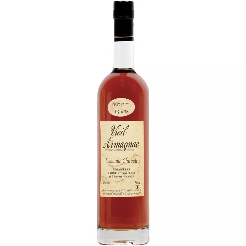 Armagnac Réserve 15 ans - Domaine Chiroulet