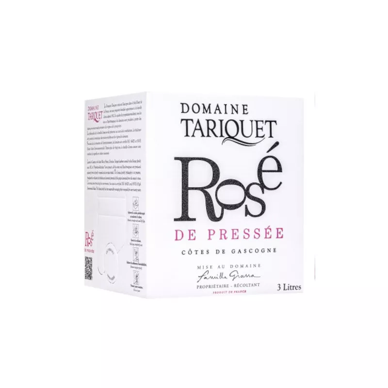 BIB de Rosé de pressée - Domaine Tariquet - 3 litres