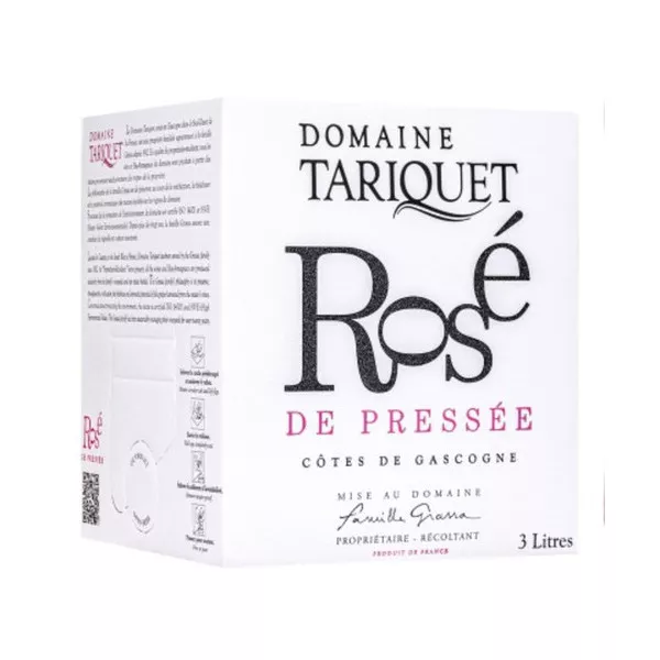 BIB de Rosé de pressée - Domaine Tariquet - 3 litres