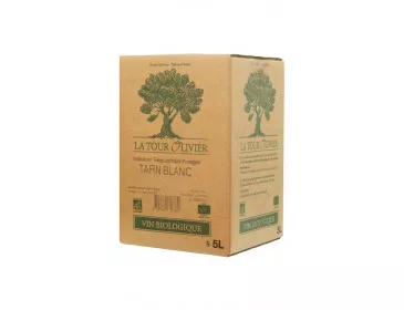 BIB La Tour Olivier blanc - Alain Gayrel - 5 l