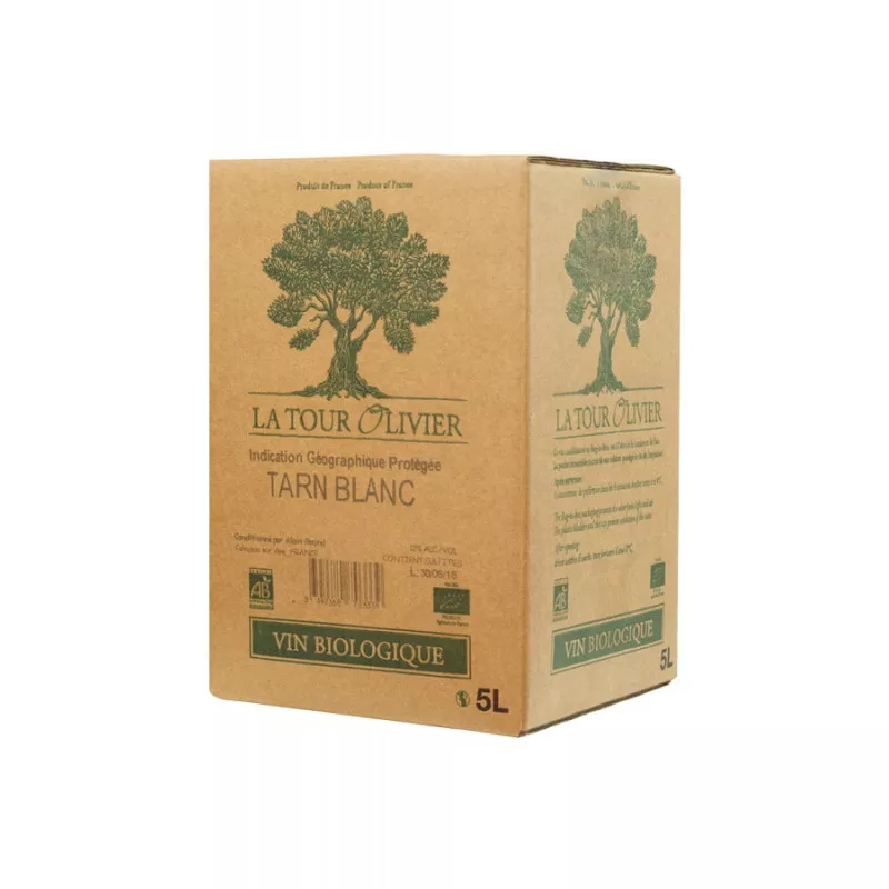 BIB La Tour Olivier blanc - Alain Gayrel - 5 l