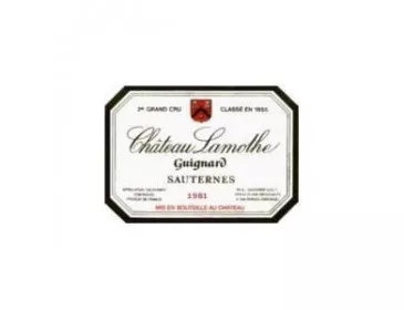 Sauternes 1981 - Château Lamothe guignard