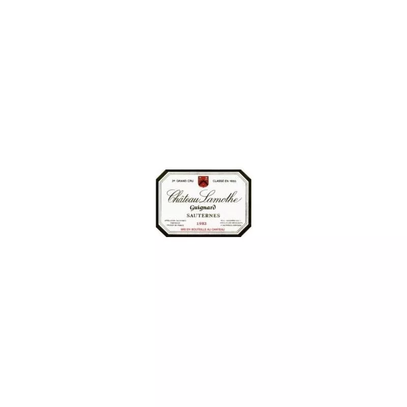 Sauternes 1983 - Château Lamothe guignard