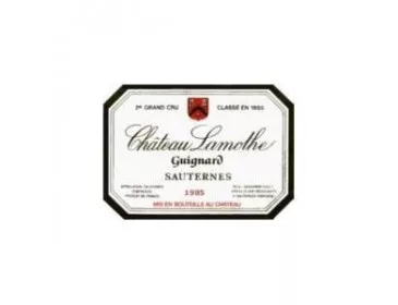Sauternes 1985 - Château Lamothe guignard