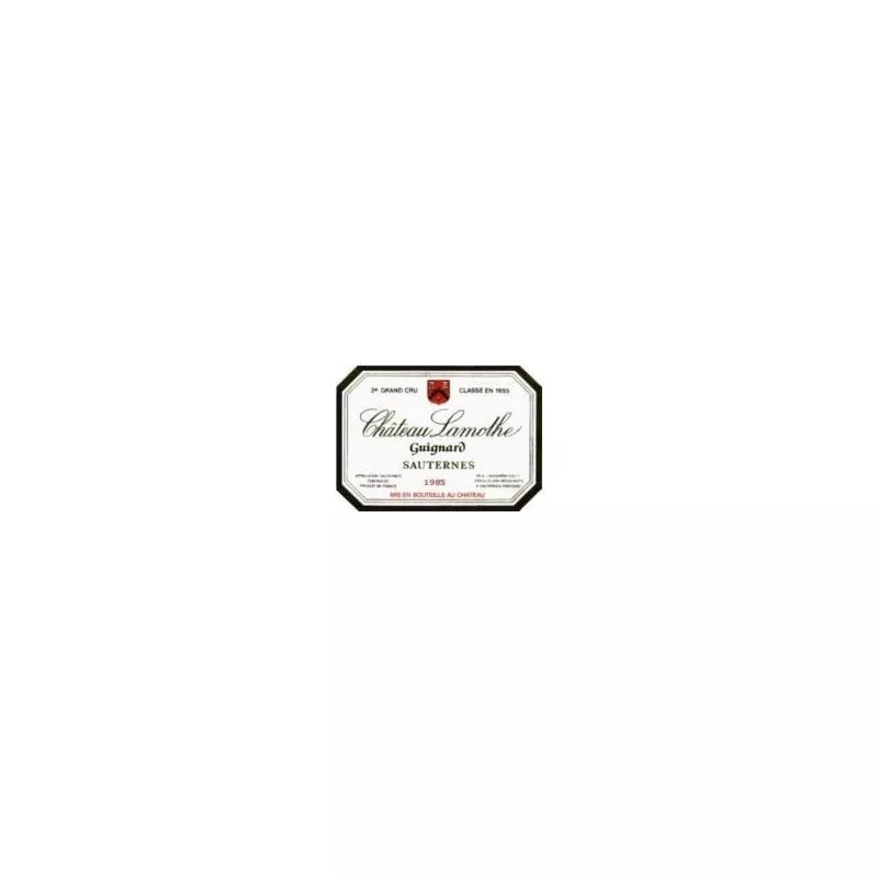 Sauternes 1985 - Château Lamothe guignard