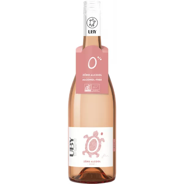 Rosé Zéro Alcool - Domaine Uby - 75 cl