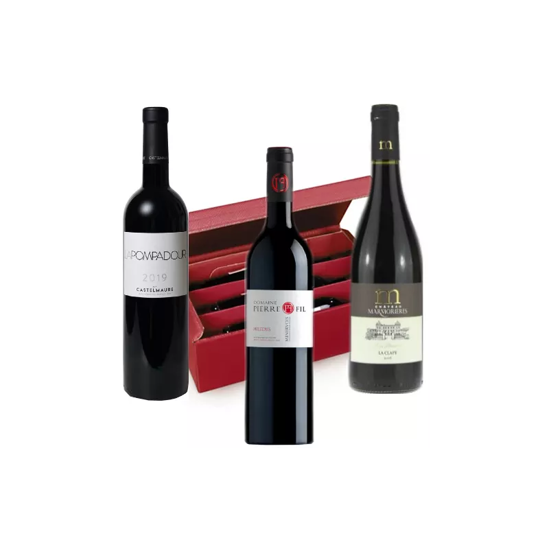 Coffret Trio Vins Blancs Du Languedoc : les 3 bouteilles de 75 cl à Prix  Carrefour