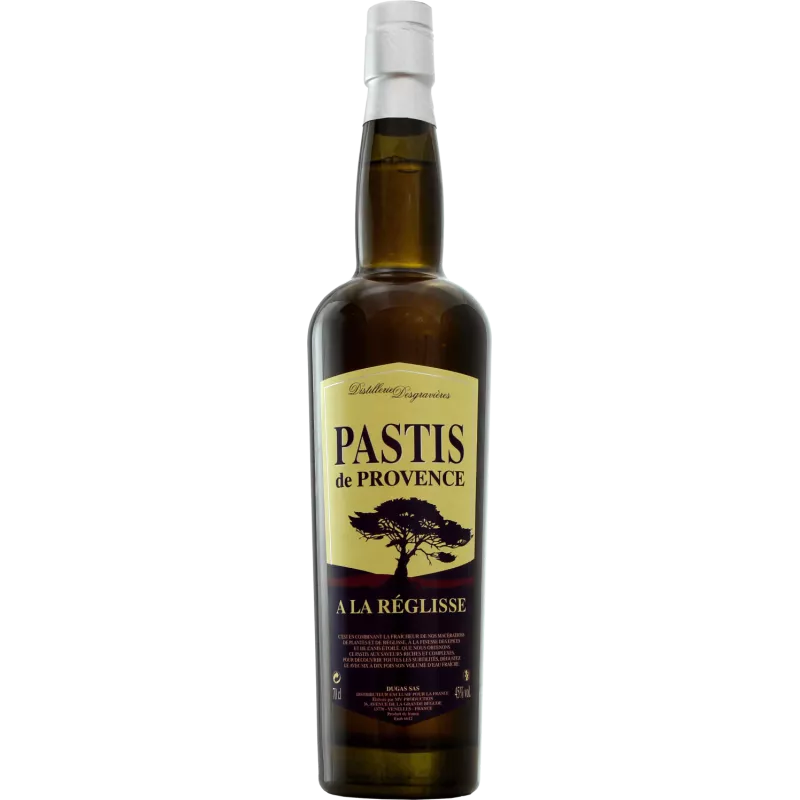 Pastis à la Réglisse - Distillerie Desgravières - 70 cl