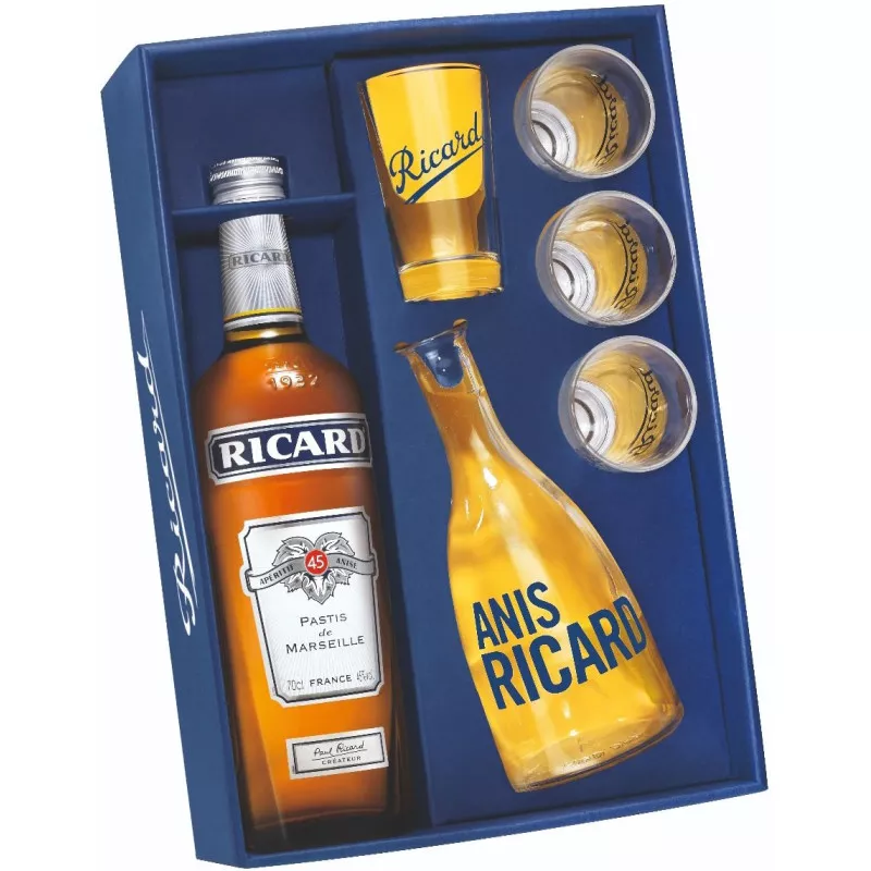Coffret « Ricard » 🟡 ( BOUTEILLE OFFERTE ) – The French Custom