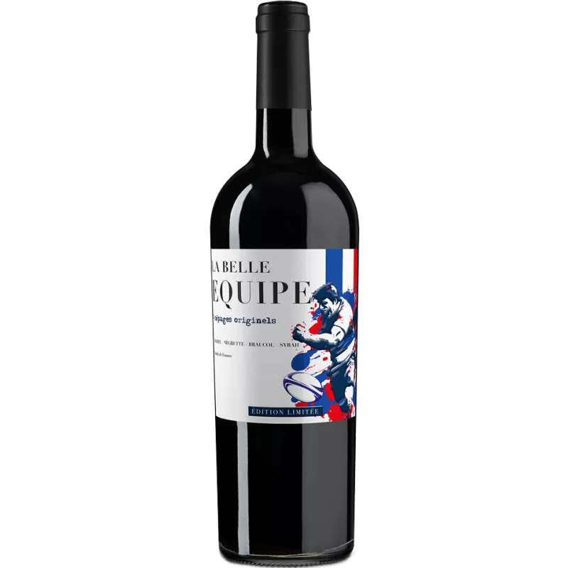 La Belle équipe Edition limitée Rugby - Vinovalie - 75 cl