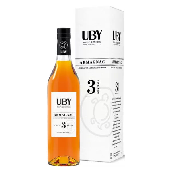 Armagnac 3 ans d'âge - Domaine Uby - 70 cl