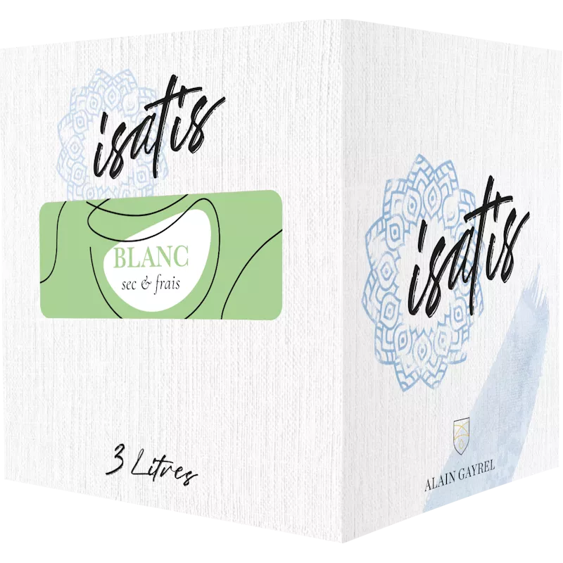 BIB Isatis blanc sec - Alain Gayrel - 3 l - nouveau