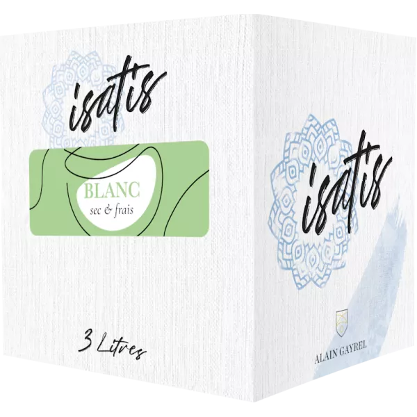 BIB Isatis blanc sec - Alain Gayrel - 3 l - nouveau