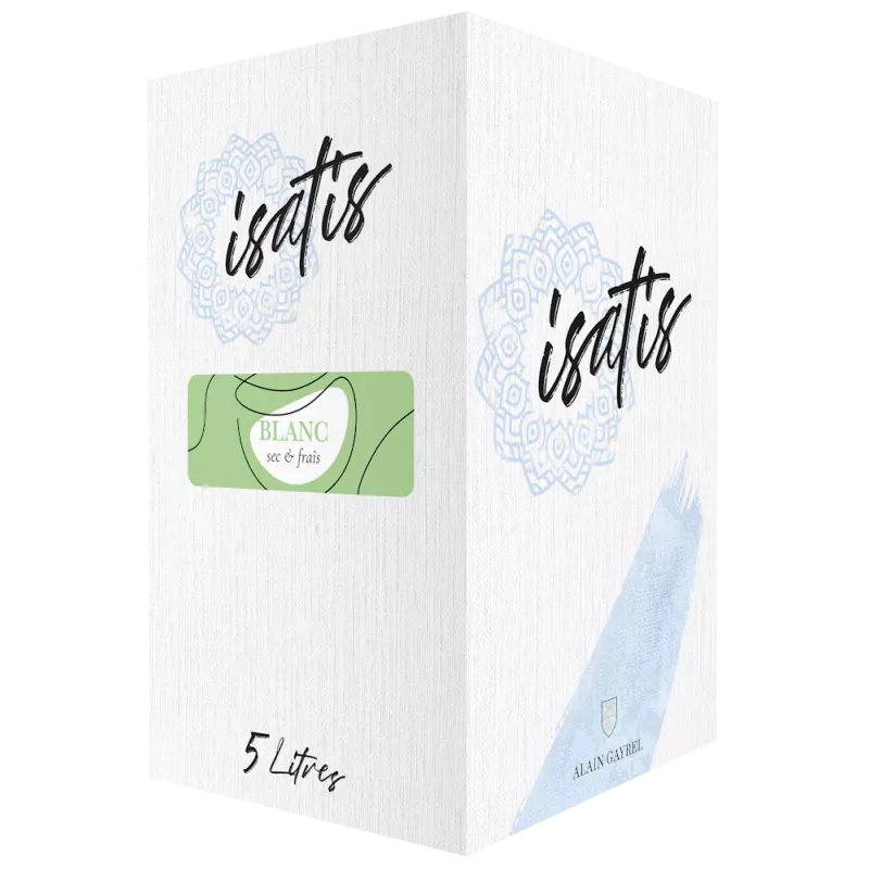 BIB Isatis blanc sec - Alain Gayrel - 5 l - nouveau