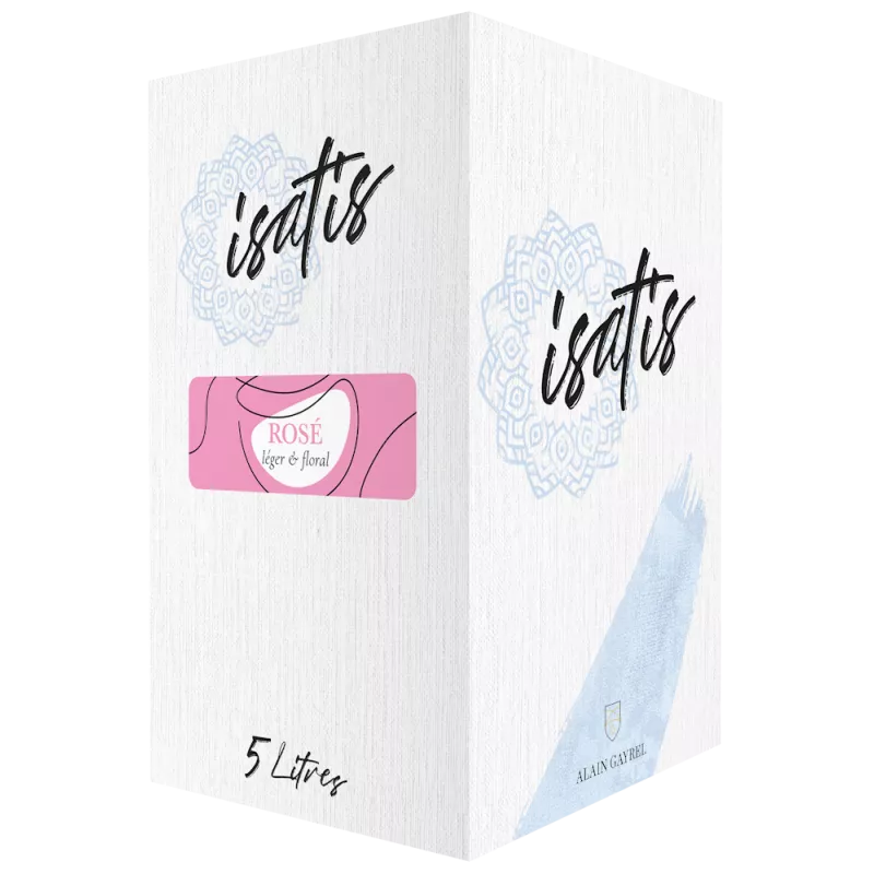 BIB Isatis rosé - Alain Gayrel - 5 l - nouveau