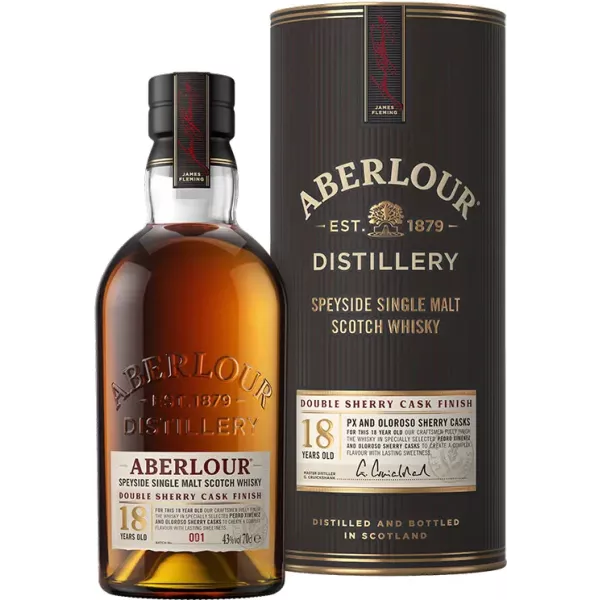 Whisky 18 ans Double Sherry Cask Finish - Aberlour - 70 cl