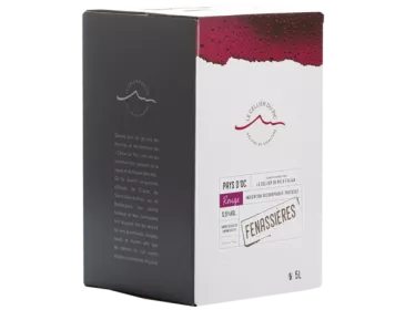 BIB Fenassières rouge - Le Cellier du Pic - 5 l
