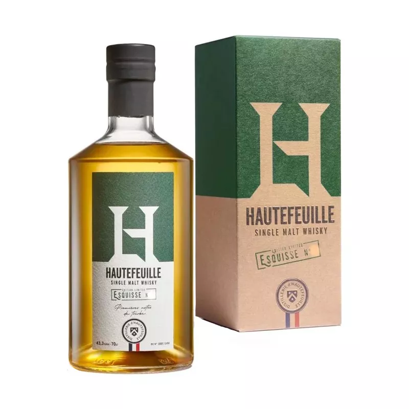 Single Malt Finement Tourbé - Distillerie de Hautefeuille - Etui