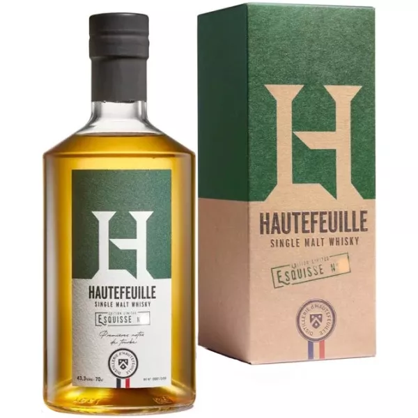 Single Malt Finement Tourbé - Distillerie de Hautefeuille - Etui