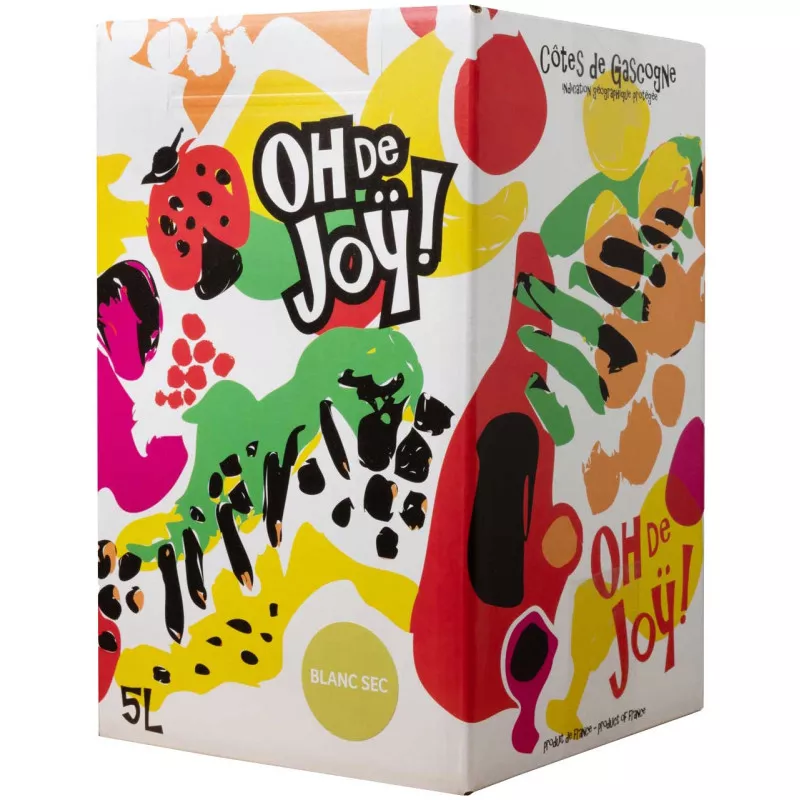 BIB Oh de Joÿ ! Blanc Sec - Domaine de Joy - 5 l