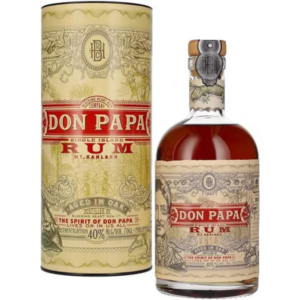 Rhum 7 ans - Don Papa - 70 cl Canister