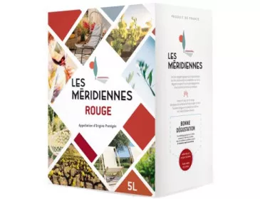 BIB Les Méridiennes Ventoux rouge - Marrenon - 5 l