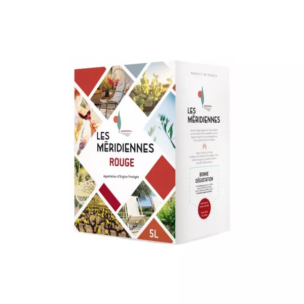 BIB Les Méridiennes Ventoux rouge - Marrenon - 5 l BIB Les Méridiennes Ventoux rouge - Marrenon - 5 l