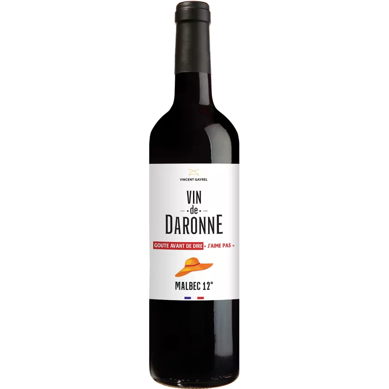 Vin de Daronne Malbec 2023 - Vignobles Gayrel - 75 cl
