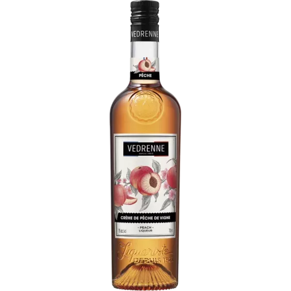 Crème de Pêche Vigne - Vedrenne - 100 cl
