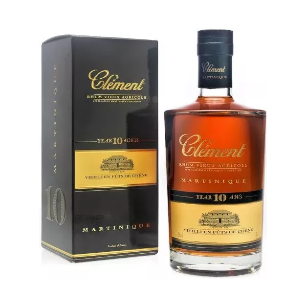 Rhum 10 ans - Clément - 70 cl