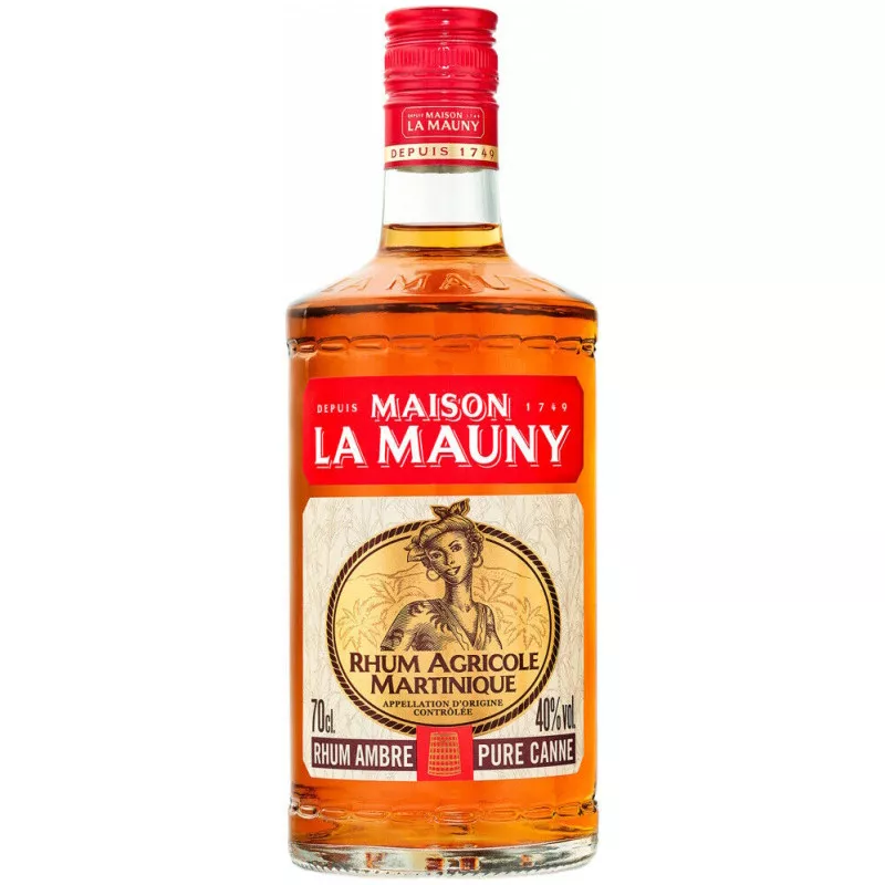 Rhum Ambré Agricole 40% - Maison la Mauny - 70 cl