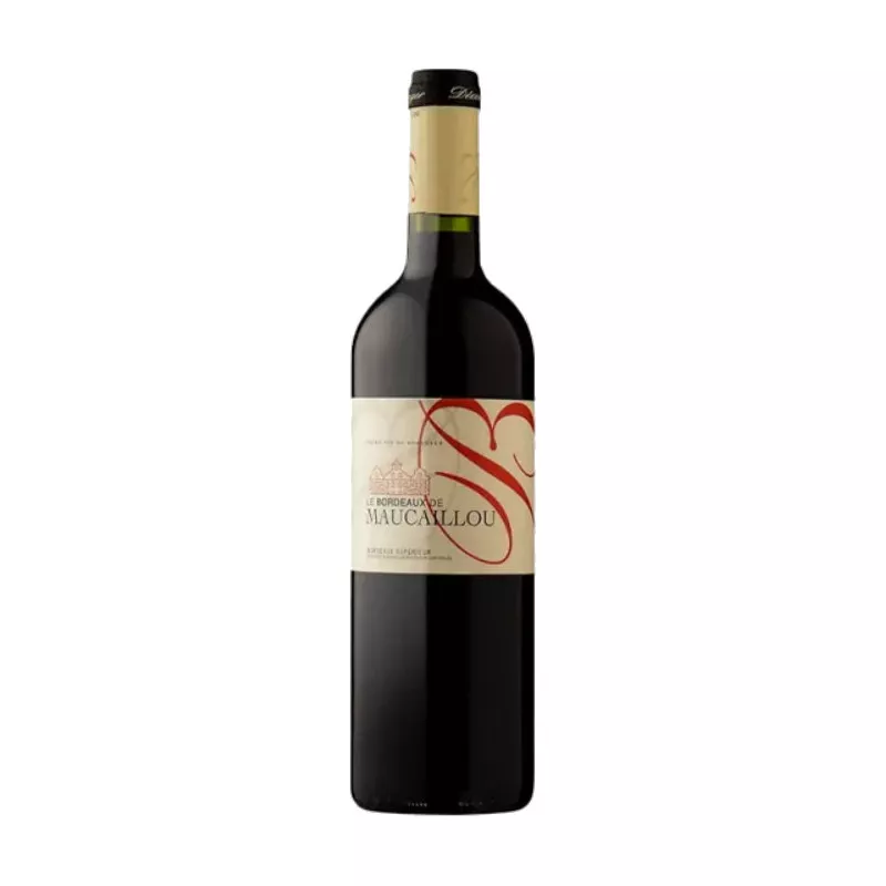 Bouteille de vin Bordeaux rouge B de Maucaillou millésime 2021
