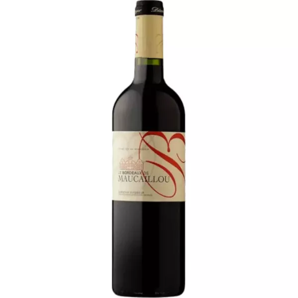 Bouteille de vin Bordeaux rouge B de Maucaillou millésime 2021