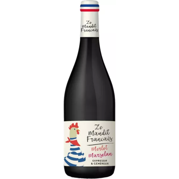 Merlot Marselan Rouge - Ze Maudit Français - 75 cl