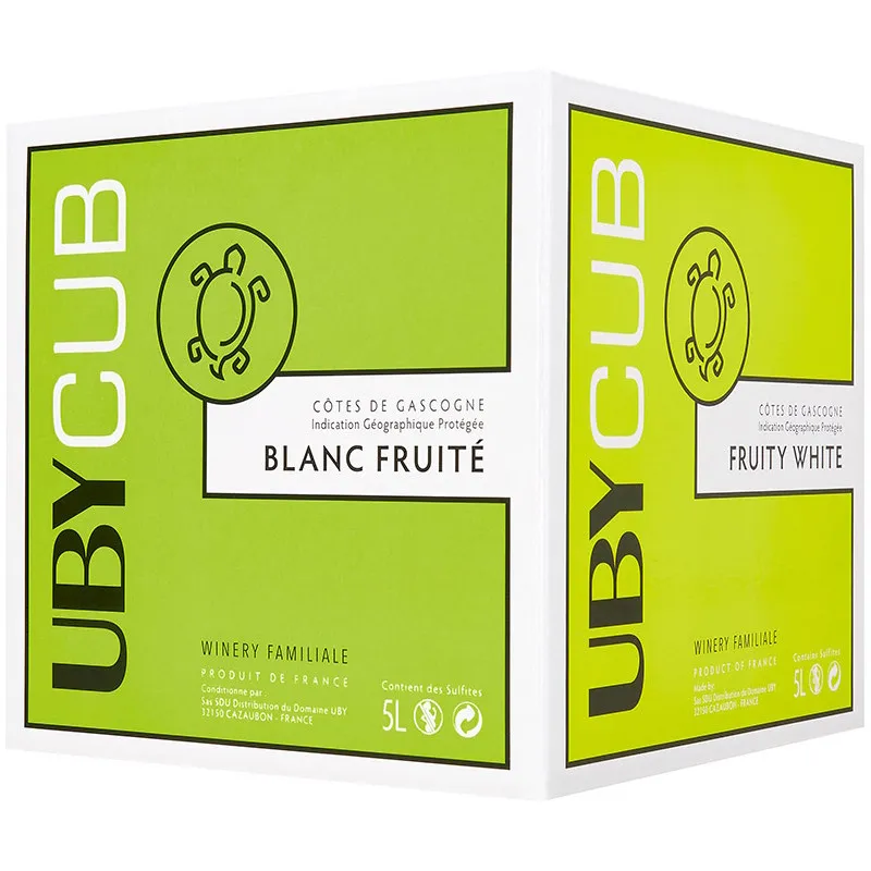 Bag In Box UBY CUB blanc sec - Domaine Uby - 5 l