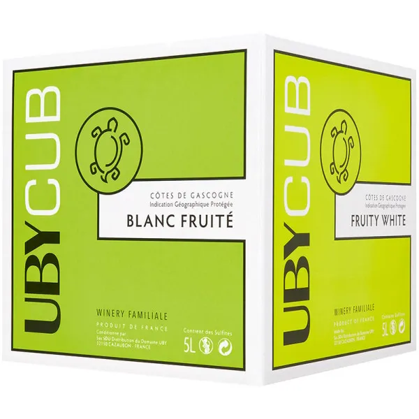 Bag In Box UBY CUB blanc sec - Domaine Uby - 5 l