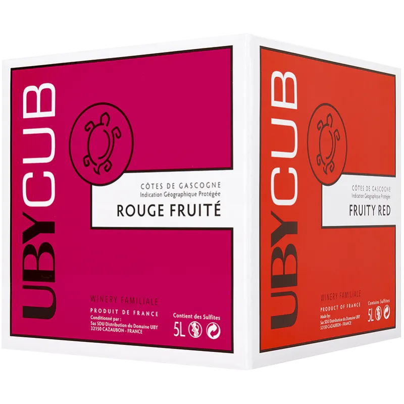 Bag In Box UBY CUB rouge - Domaine Uby - 5 l