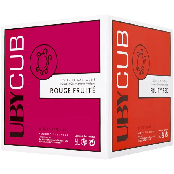 Bag In Box UBY CUB rouge - Domaine Uby - 5 l