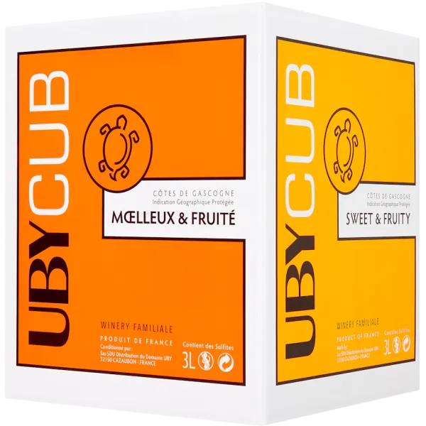 Bag In Box UBY CUB blanc doux - Domaine Uby - 3 l