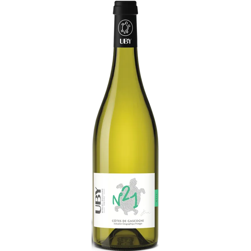 Bouteille Bio blanc sec N°21 2024 - Domaine Uby - 75 cl