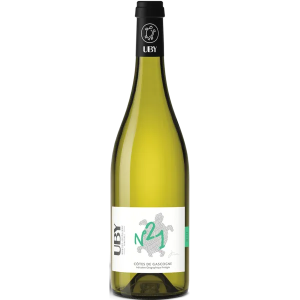 Bouteille Bio blanc sec N°21 2024 - Domaine Uby - 75 cl
