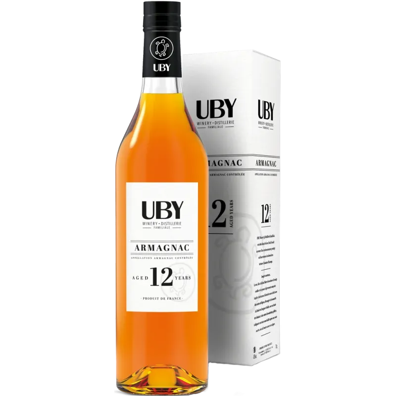 bouteille Armagnac Authentique 12 ans - Domaine Uby - 70 cl