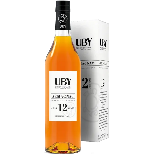 bouteille Armagnac Authentique 12 ans - Domaine Uby - 70 cl